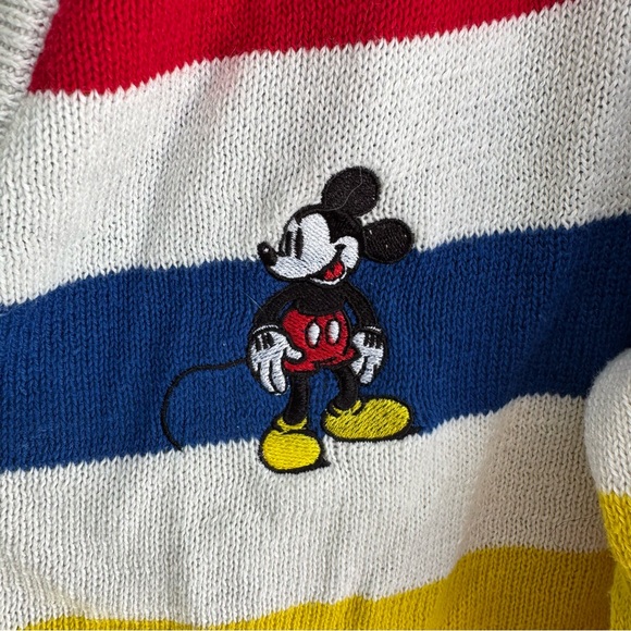 Colorful Striped Cardigan Sweater size M - Picture 2 of 9